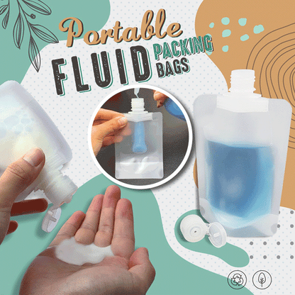 (🌷Summer SALE - 48% OFF) Portable Travel Fluid Makeup Packing Bag(10 Pcs)