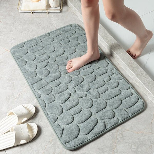 💥Cobblestone Embossed Bathroom Bath Mat💥