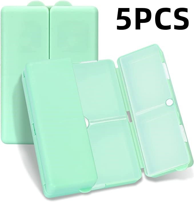🔥BUY 2 GET 1 FREE - Daily Pill Organizer, 7 Compartments Portable Pill Case Travel Pill Organizer,[Folding Design]Pill Box