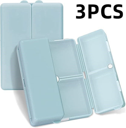 🔥BUY 2 GET 1 FREE - Daily Pill Organizer, 7 Compartments Portable Pill Case Travel Pill Organizer,[Folding Design]Pill Box