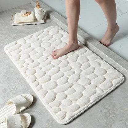 💥Cobblestone Embossed Bathroom Bath Mat💥