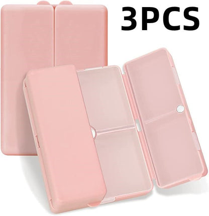 🔥BUY 2 GET 1 FREE - Daily Pill Organizer, 7 Compartments Portable Pill Case Travel Pill Organizer,[Folding Design]Pill Box