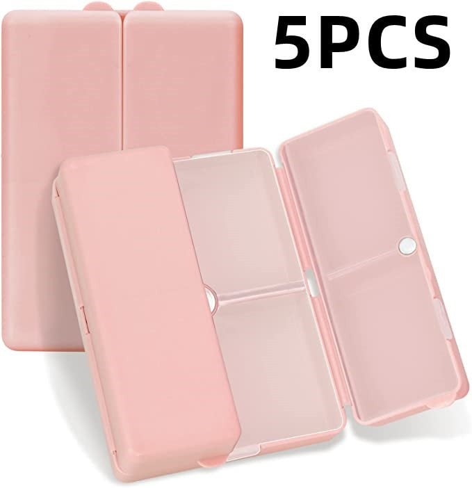 🔥BUY 2 GET 1 FREE - Daily Pill Organizer, 7 Compartments Portable Pill Case Travel Pill Organizer,[Folding Design]Pill Box