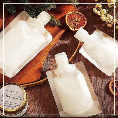 (🌷Summer SALE - 48% OFF) Portable Travel Fluid Makeup Packing Bag(10 Pcs)