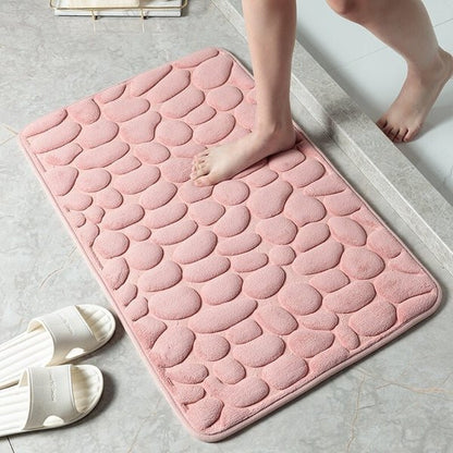 💥Cobblestone Embossed Bathroom Bath Mat💥