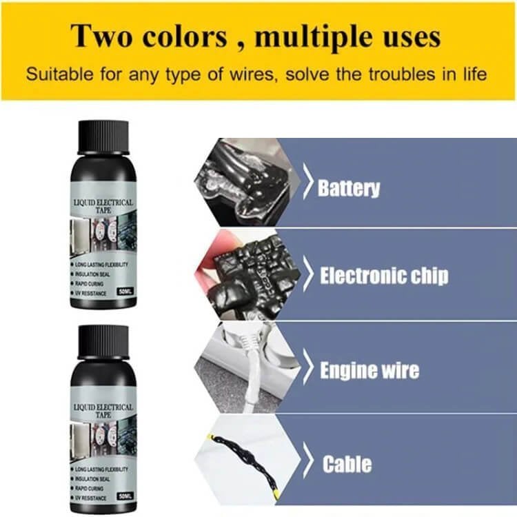 Liquid Insulating High Temperature Glue Color🔥BUY MORE SAVE MORE🔥