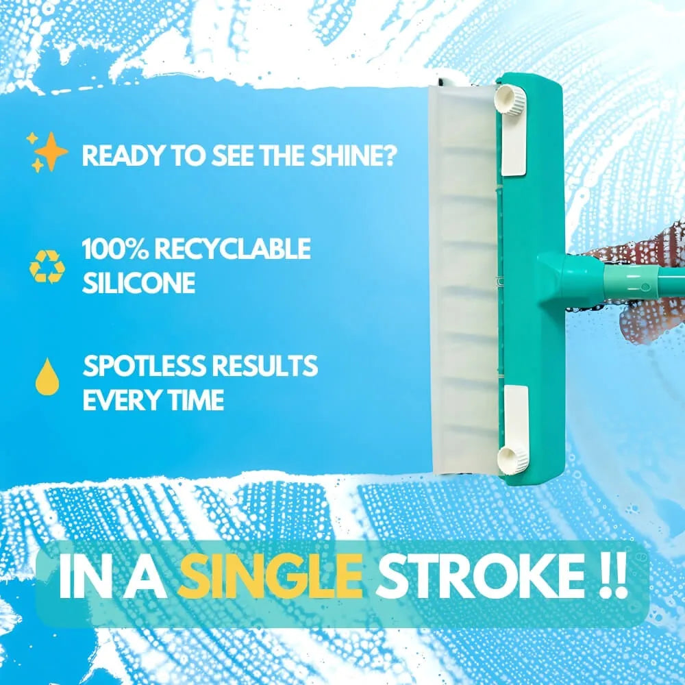 HOOMWELLTM Recyclable Silicone Window Squeegee Kits