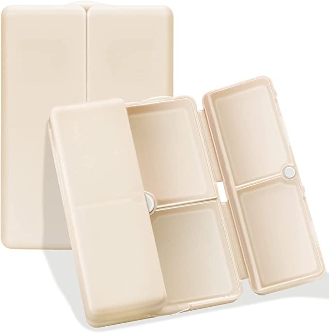 🔥BUY 2 GET 1 FREE - Daily Pill Organizer, 7 Compartments Portable Pill Case Travel Pill Organizer,[Folding Design]Pill Box