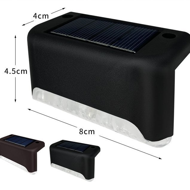 LED Solar Lamp Path Staircase Outdoor Waterproof Wall Light