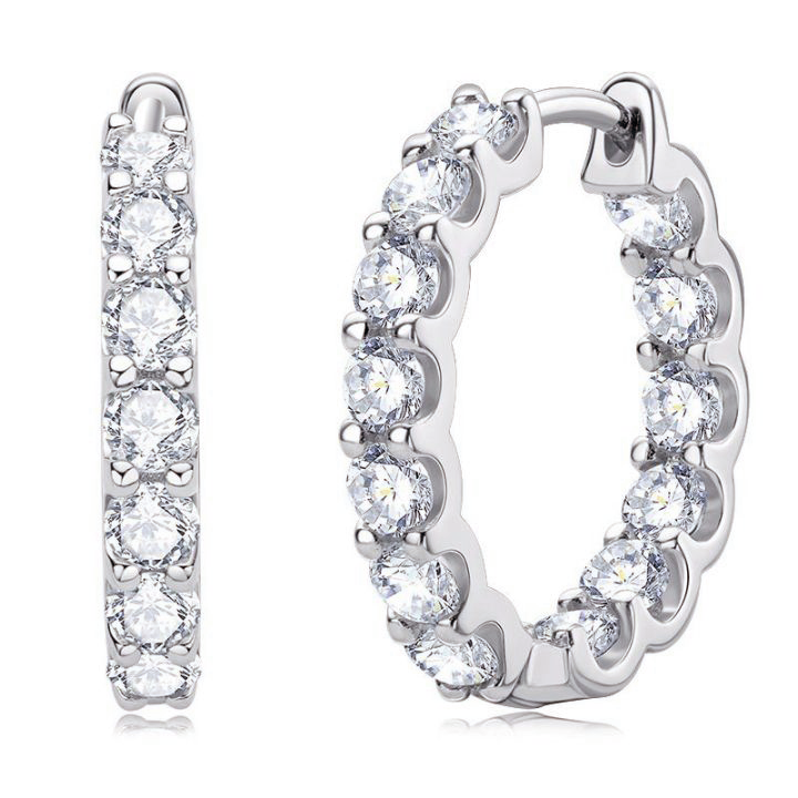 Moissanite Huggie Earrings (2.6 ct. tw.)