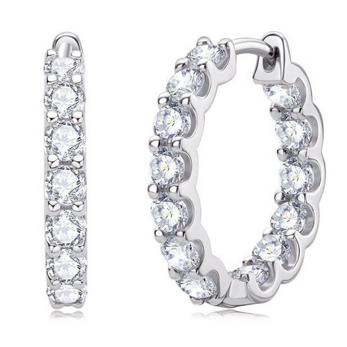 Moissanite Huggie Earrings (2.6 ct. tw.)